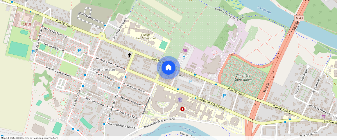 ** RUE DE WARCQ, Charleville Mezieres