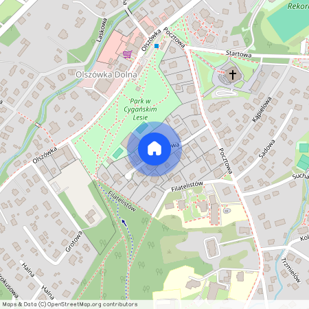 ul. Tenisowa, Mikuszowice Śląskie, Bielsko-Biała, śląskie