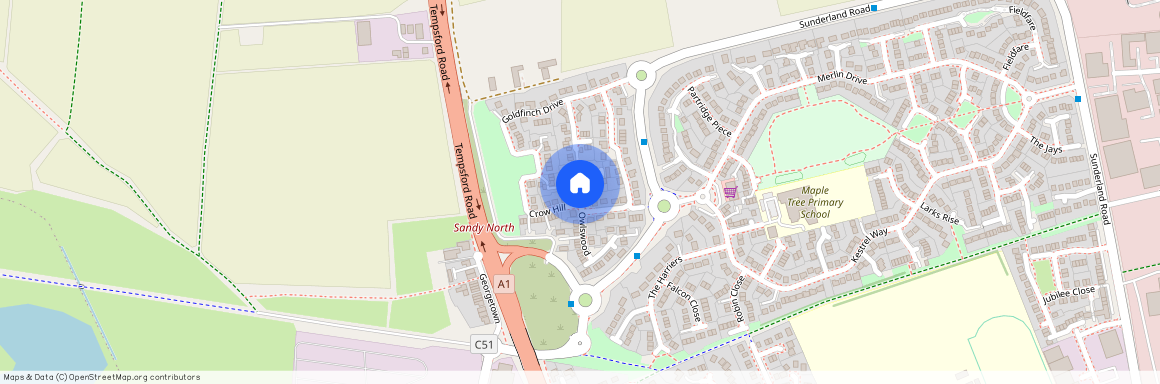 Plovers Field, Sandy, Bedfordshire, SG19