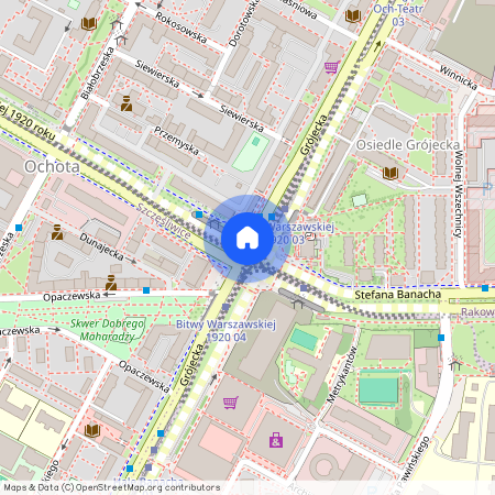 ul. Grójecka, Stara Ochota, Ochota, Warszawa, mazowieckie