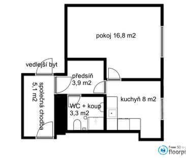 Pronájem bytu 1+1 33 m², Příkop, Brno - Photo 4
