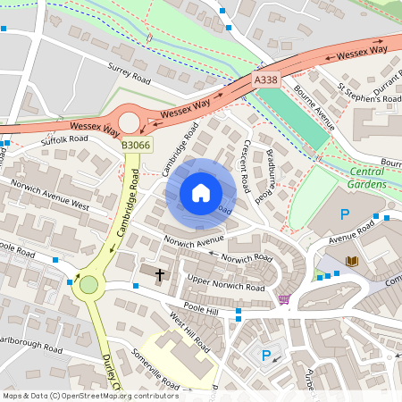 Two Double Bedrooms, Bournemouth (P01531)