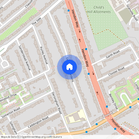 Greenfield Gardens, Cricklewood, NW2, London