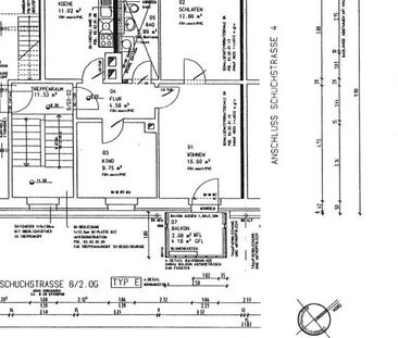 3-Zimmer-Wohnung mit Balkon und Tageslichtbad im 2. OG - Photo 4