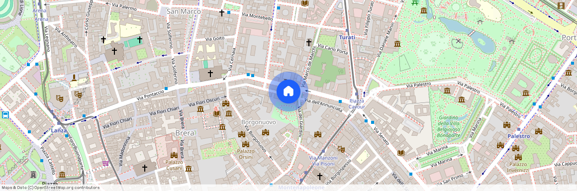 Via dell'Annunciata, Włochy, Milan