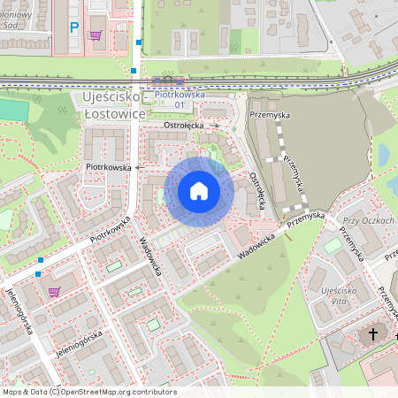 ul. Ostrołęcka, Ujeścisko-Łostowice, Gdańsk, pomorskie