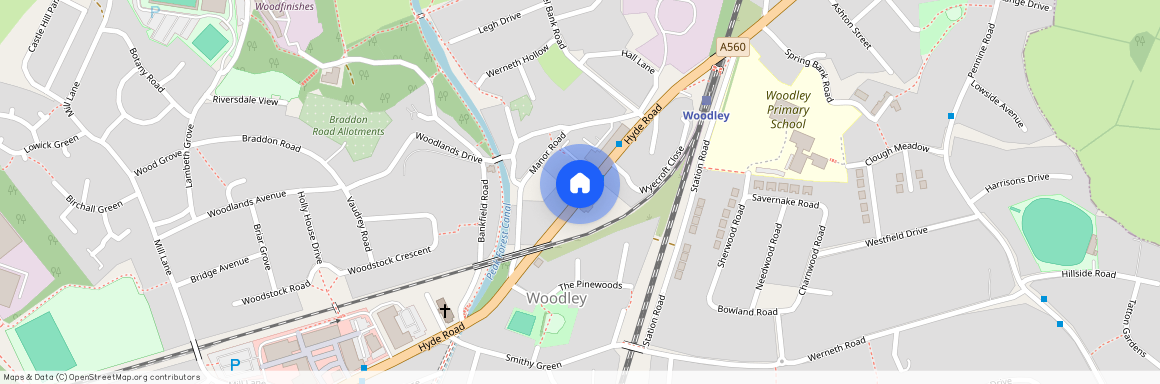 Hyde Road, Woodley, SK6