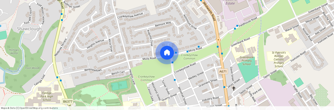 Mizzy Road, Rochdale, Greater Manchester, OL12