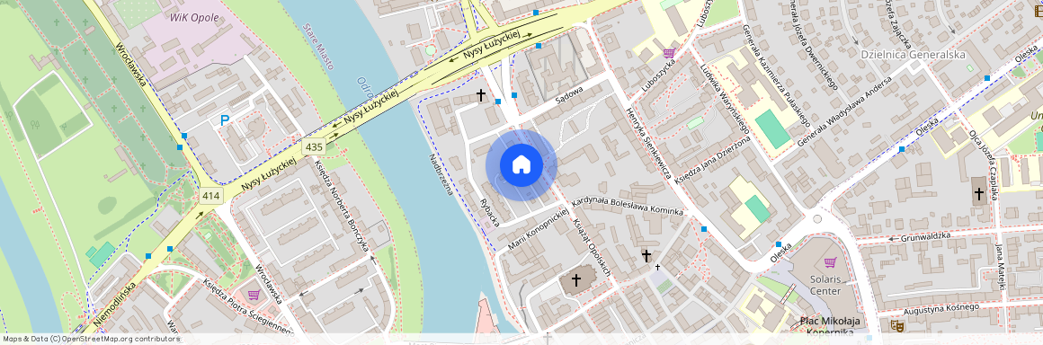 ul. Rybacka, Stare Miasto, Opole, opolskie