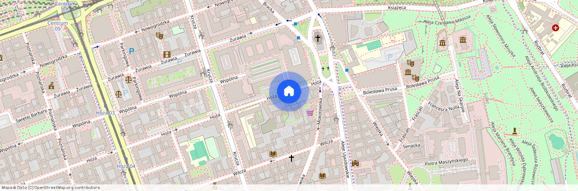 Hoża 5, Warszawa, Śródmieście, Śródmieście Południowe