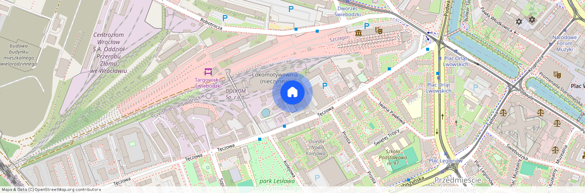 ul. Tęczowa, Przedmieście Świdnickie, Stare Miasto, Wrocław, dolnośląskie