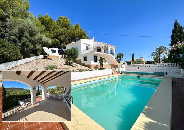 Private villa with pool for long term rental in Javea