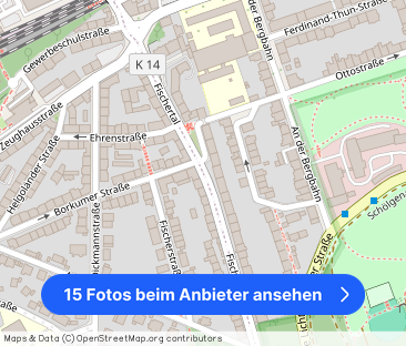 2 Zi-Wohnung, modern, Küche (EBK incl.), neuw. Bad, Balkon, zentral... - Foto 1