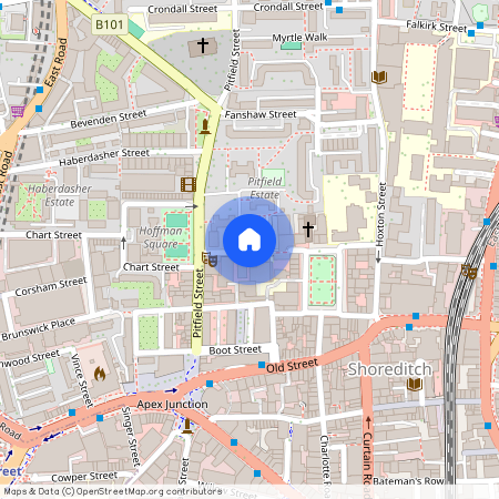 Pitfield Street, N1, Hoxton, London, N1