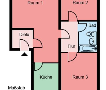 Familienfreundliche Wohnung!! 3-Zimmer-Wohnung in Holzwickede Mitte... - Photo 1