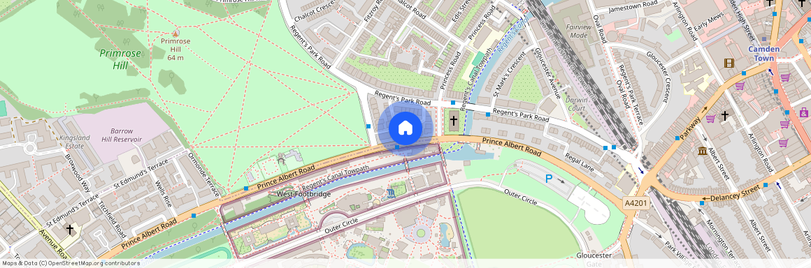 Prince Albert Road, Regent's Park, London, NW1