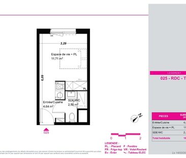 Location Appartement 1 pièce 18m² FRANQUEVILLE ST PIERRE 76520 - Photo 6