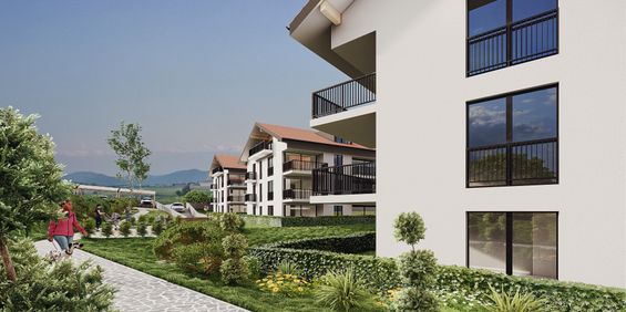 Beau 3.5 mansardé avec grande baie vitrée sur balcon protégé - Foto 3