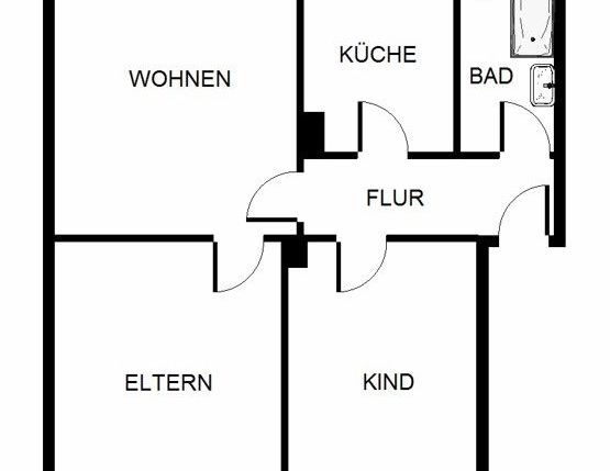 Überruhr-Holthausen: Frisch renovierte 3-Zi.-Whg. mit Balkon - Foto 1