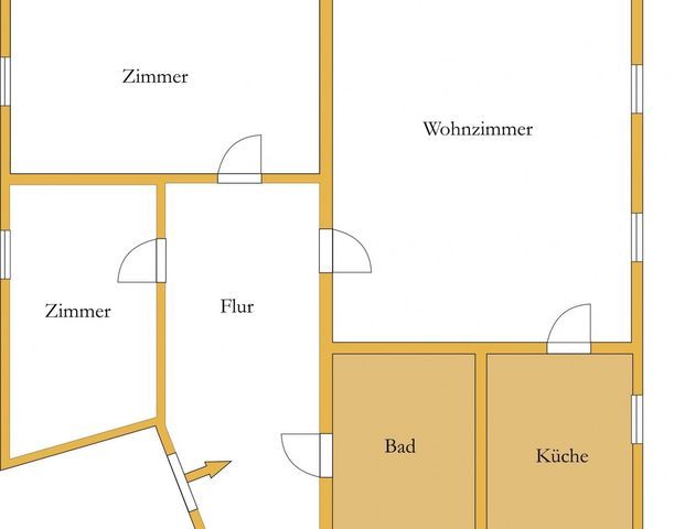 Praktische Wohnung im Erdgeschoss! - Photo 1