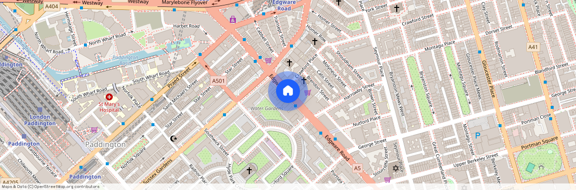 Edgware Rd, Tyburnia, London W2 2HR