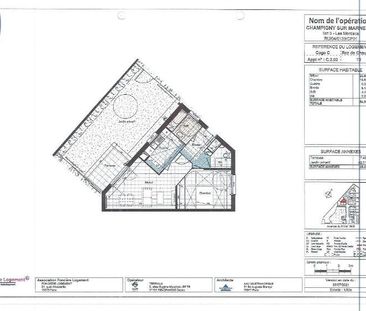 Location Appartement 2 pièces 54m² CHAMPIGNY SUR MARNE 94500 - Photo 2