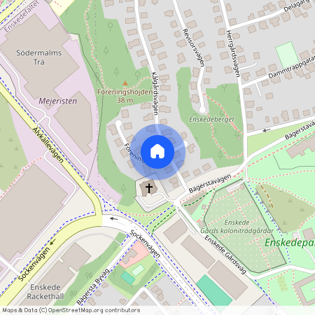 Föreningsvägen, Enskede Gård