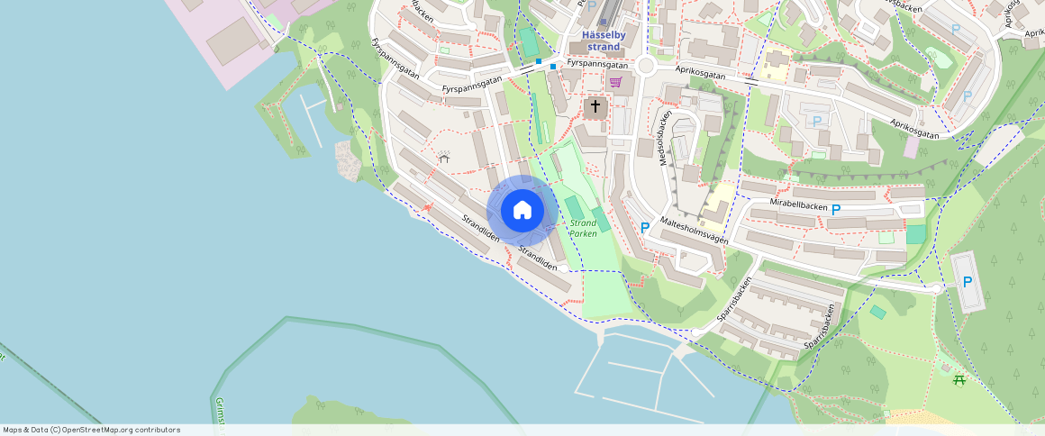 Strandliden **, Hässelby Strand