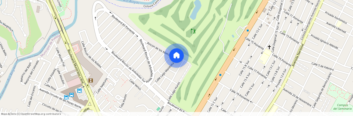 Avenida Lago Manitoba 1, Rincón Arboledas, Heroica Puebla De Zaragoza, Puebla, 72460, MEX