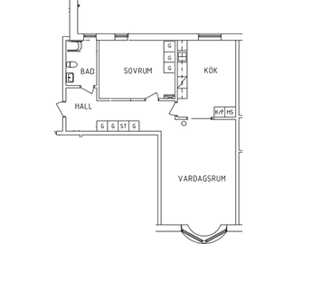 69 kvm på Prästgatan 46, Östersund - Photo 2