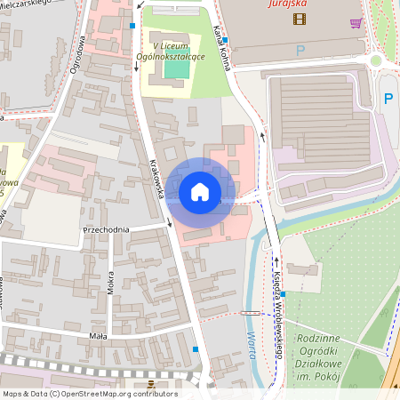 ul. Krakowska, Stare Miasto, Częstochowa, śląskie