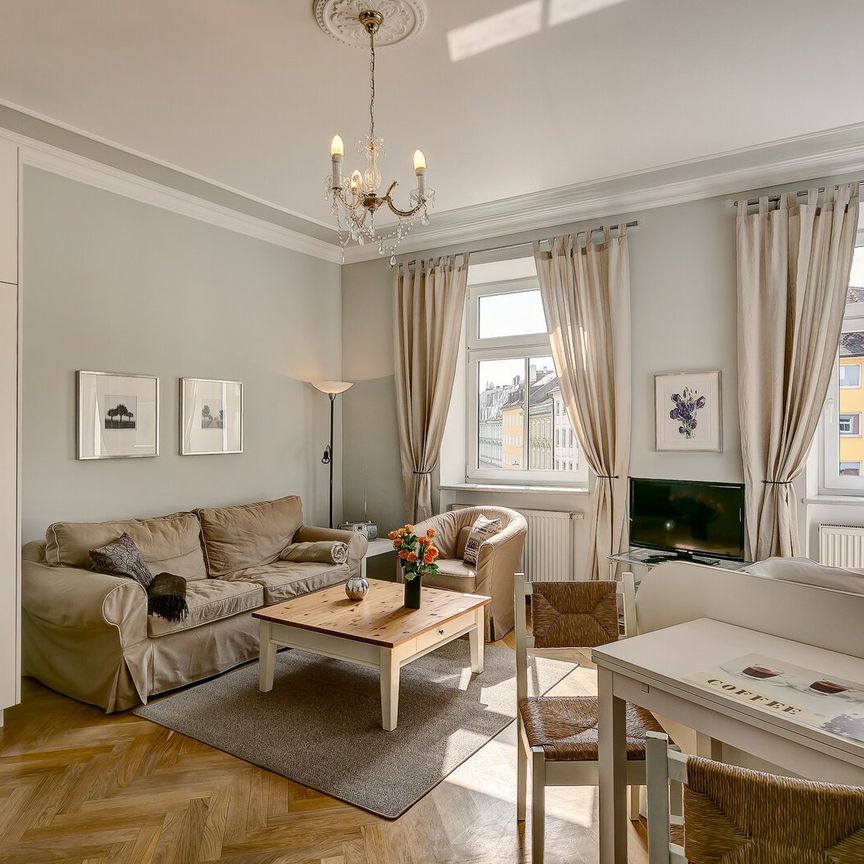 Bright 1-room apartment, Munich-Gärtnerplatzviertel - Photo 1