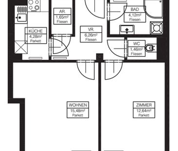 Ruhige 2-Zimmer Wohnung in der Schönaugasse - Provisionsfrei! - Photo 4