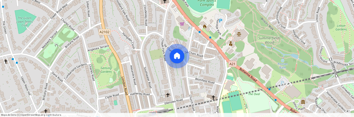 De Cham Road, St. Leonards, TN37