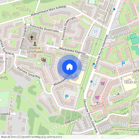 ul. Władysława Raginisa, Baranówka, Rzeszów, podkarpackie