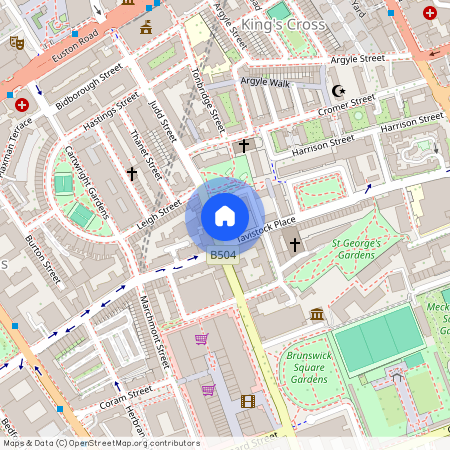 Judd Street, Bloomsbury, London, WC1H