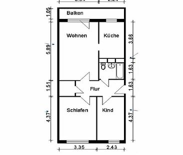 Helle 3-Zimmer-Wohnung mit Balkon und optimaler Anbindung – Bezugsfrei ab Juni 2024 - Foto 6