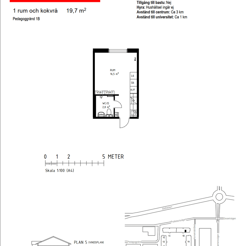Pedagoggränd 1 B - Foto 2