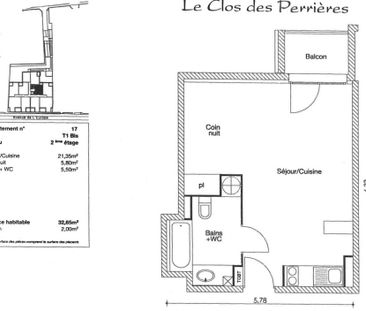 Castelnau-le-Lez - T1 bis - 32,65m² - Photo 5