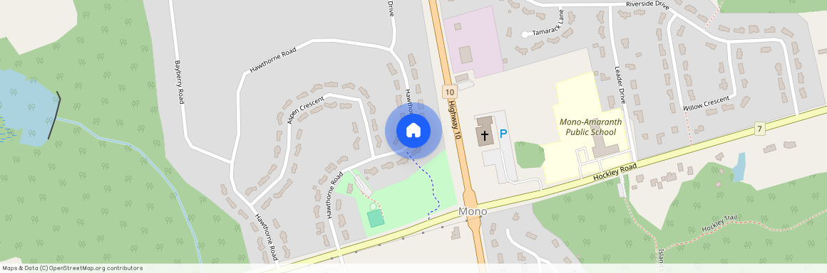 20 Hawthorne Road Unit# Walkout Basement, Mono