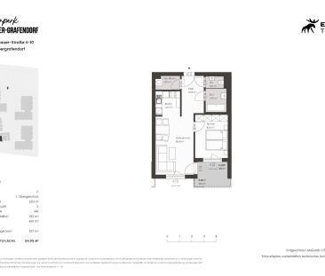54,05qm 2Zi S-BalkonwohnungErstbezug, Ökologische Bauweise - Foto 6