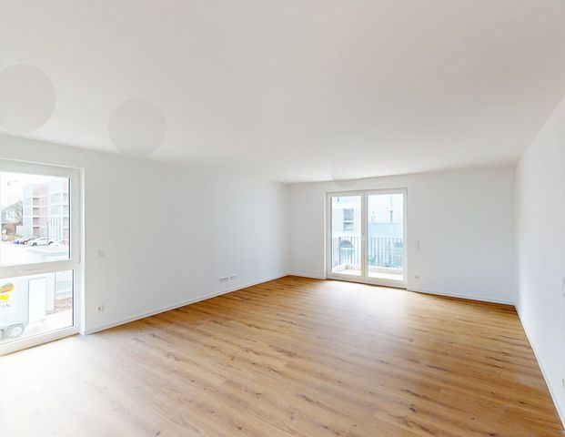 Die Klassische auf der Ecke: Neubauwohnung mit 2 Zimmern und EBK - Foto 1