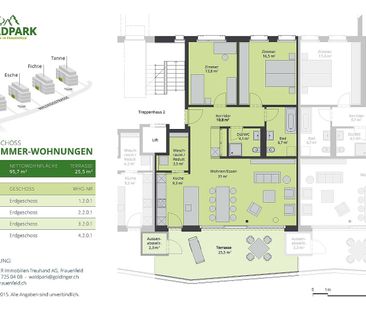 Waldpark Frauenfeld - Wohnung an schönster Lage in Frauenfeld! - Foto 4