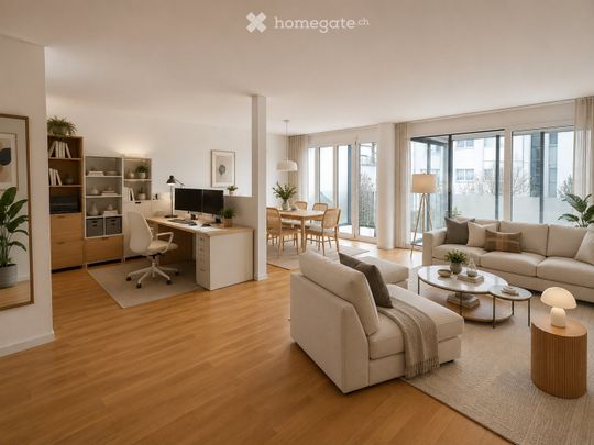 Wohntraum ralisiert: 3.5/4.5 Zimmer Wohnung mit Wintergarten - Foto 1