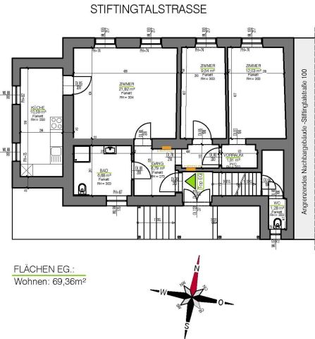 3- Zimmer Wohnung in der Nähe vom LKH - Provisionsfrei! - Photo 3