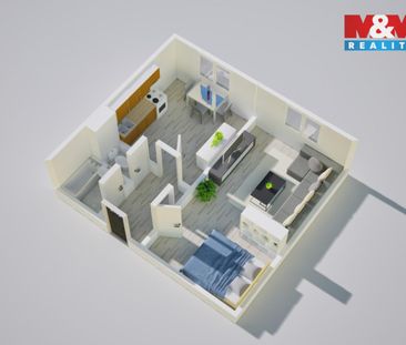 Pronájem bytu 1+1 41 m² - Фото 1