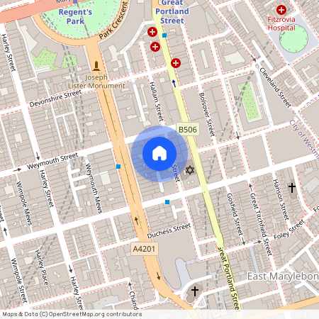 Hallam Street, Marylebone, W1W