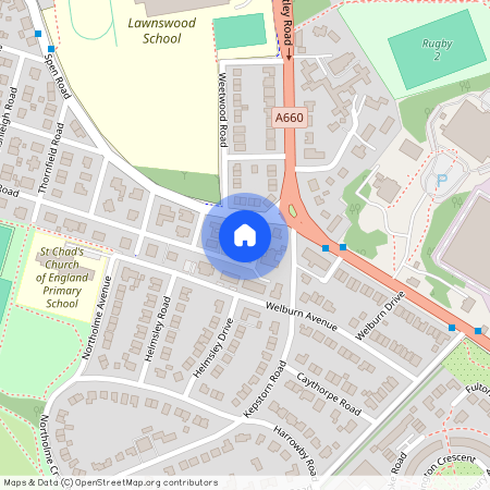 Apt 3, 4 Darnley Road, Darnley Road LS16