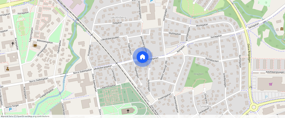 Jakobsbergsgatan, Kristinehamn