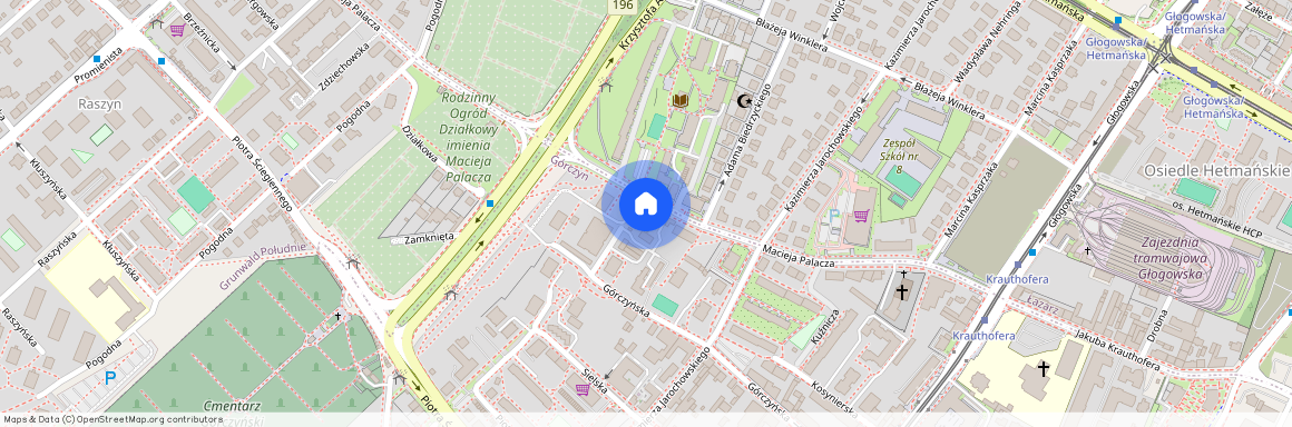 ul. Macieja Palacza, Górczyn, Grunwald, Poznań, wielkopolskie